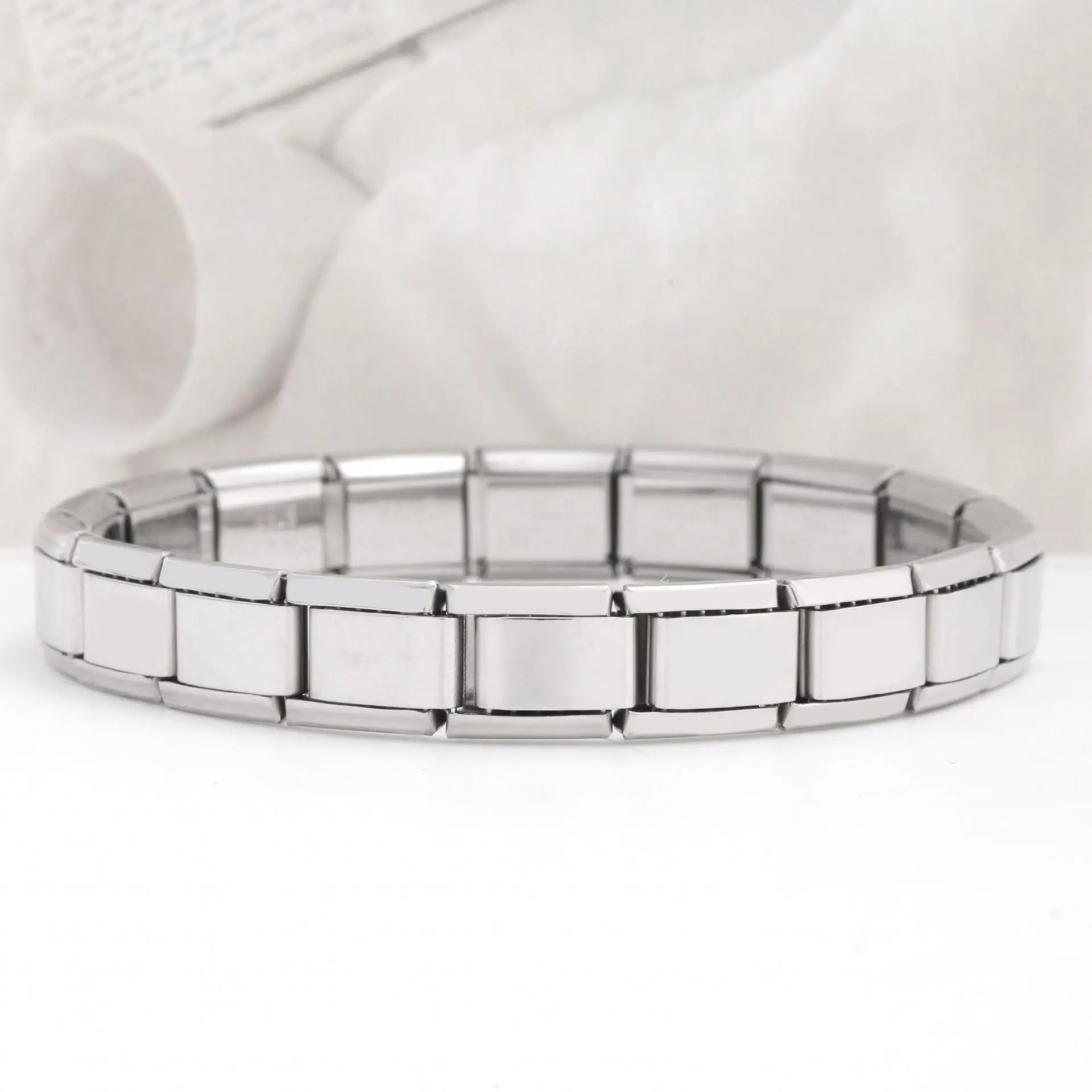 9mm Stainless Steel Bracelet Unisex | Silver Adjustable Chain for Women | Party & Daily Wear Trendy Jewelry Gift