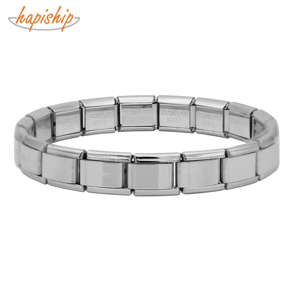 9mm Stainless Steel Bracelet Unisex | Silver Adjustable Chain for Women | Party & Daily Wear Trendy Jewelry Gift